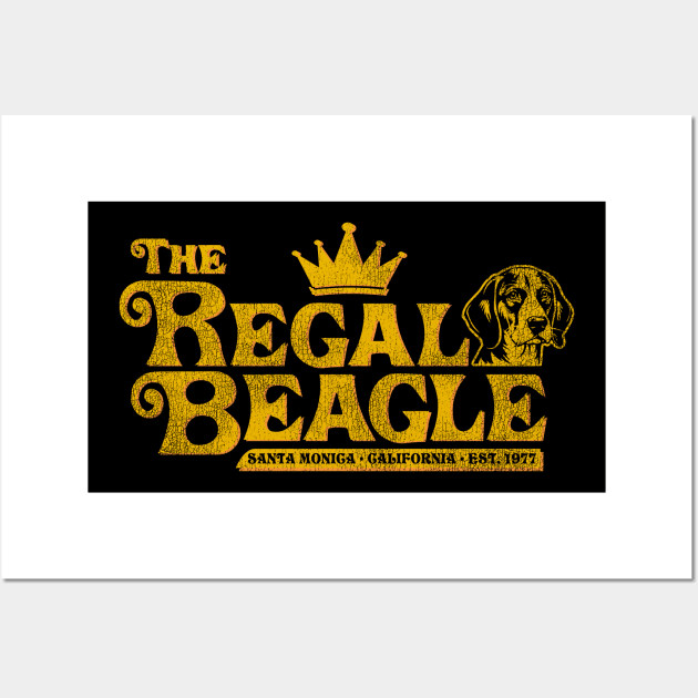 Regal Beagle Lounge 1977 Worn Wall Art by Alema Art